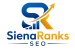 SienaRanks SEO Catchy Logo